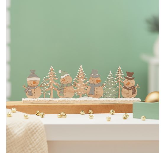 VBS Wooden building kit "Snowmen"