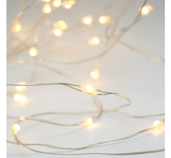 Micro LED light chain, 5 strands, with timer