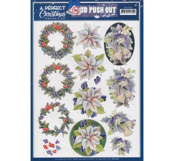 3D punched sheet set "A perfect Christmas"