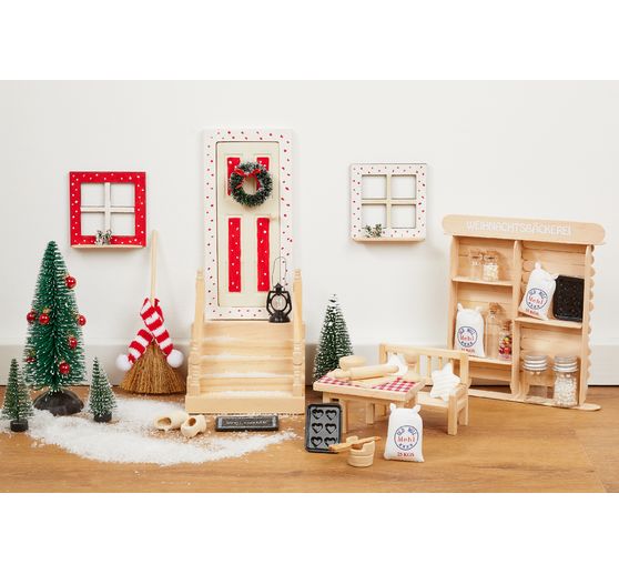 Secret Santa set "Hat, scarf & shoes"