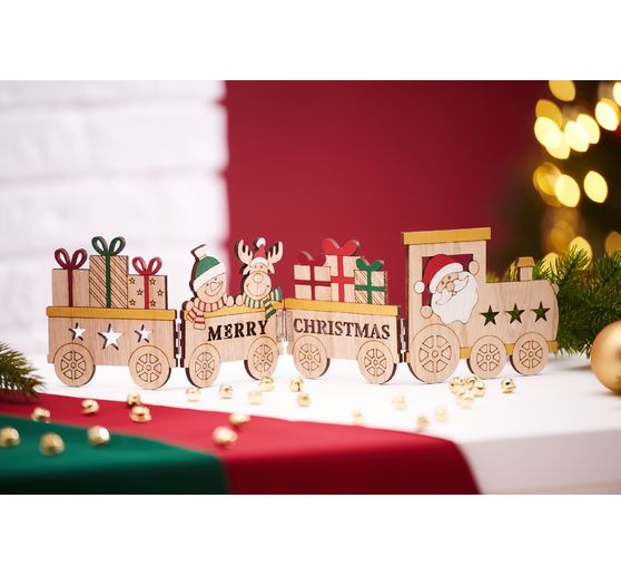 VBS Wooden silhouette "Christmas train"