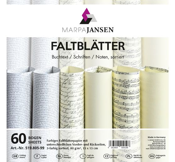 Letáky "Text a poznámky"