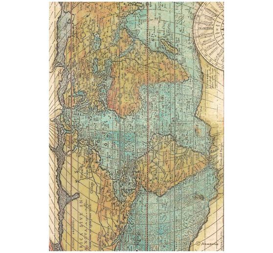 Sada 6 slámových hedvábí s motivem "Cesta kolem světa