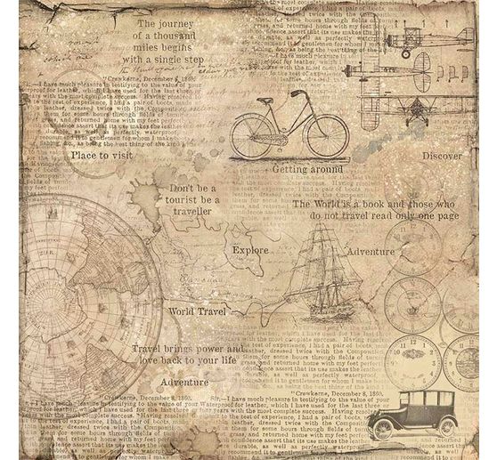 Scrapbook blok "Cesta kolem světa