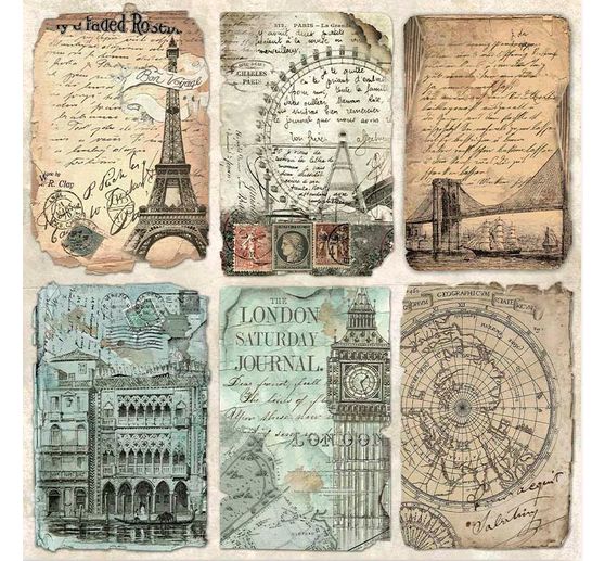 Scrapbook blok "Cesta kolem světa