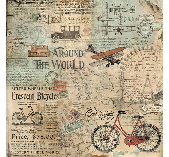 Scrapbook blok "Cesta kolem světa