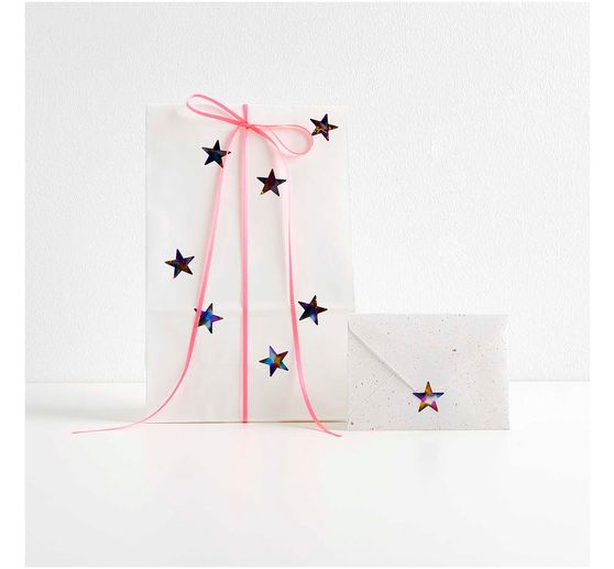 Duhová nálepka "Hvězdy"