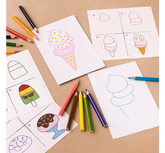 Mini creative set drawing "Sweet things"