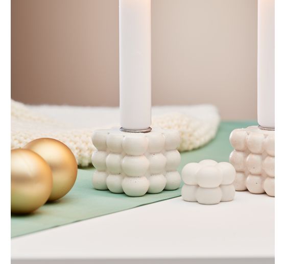 VBS 3D Silicone candle casting mould "Bubble"