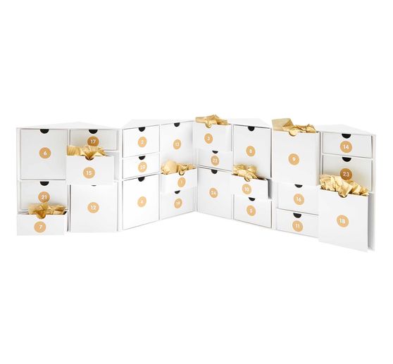 Folding cabinet with 24 drawers