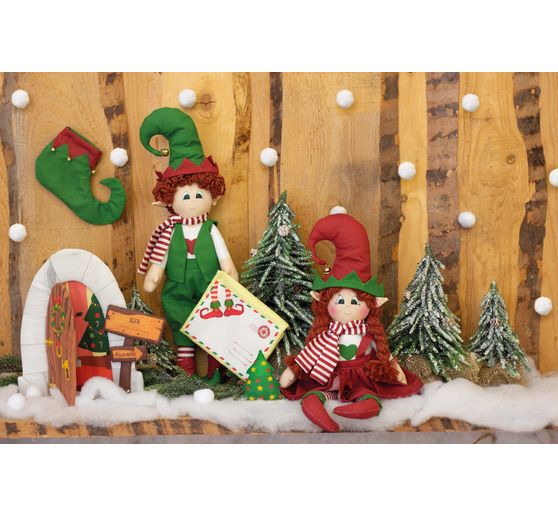 Sewing craft kit "Elf scene"