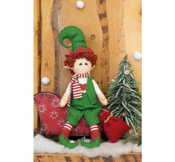 Dolls sewing craft kit "Elf snowflake"