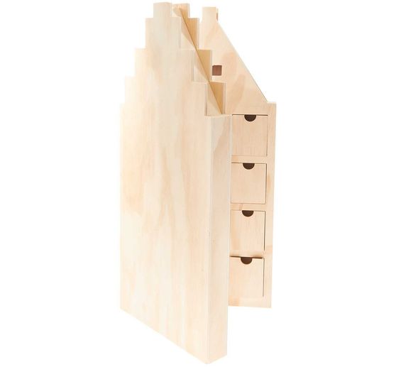 Advent calendar "House", hinged