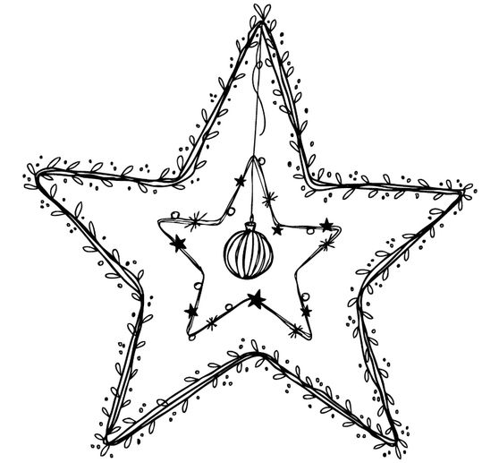 BUTTERER Stamp "Star and little stars"