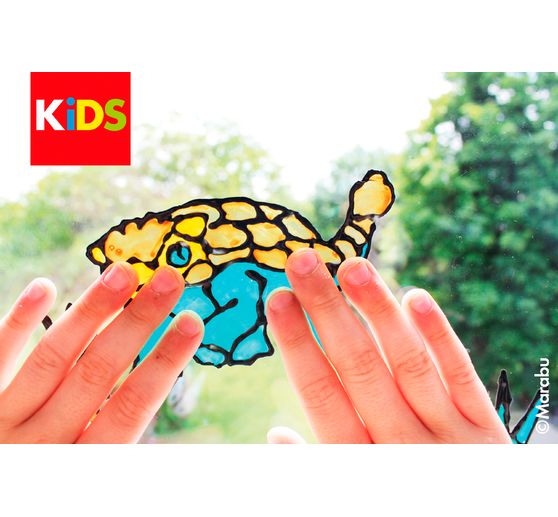 Sada Window Color Marabu KiDS "Dinosauři"