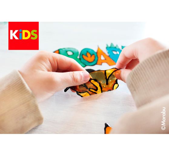 Sada Window Color Marabu KiDS "Dinosauři"