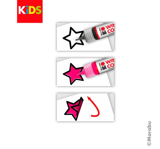 Marabu KiDS Window Color Set "Princess"