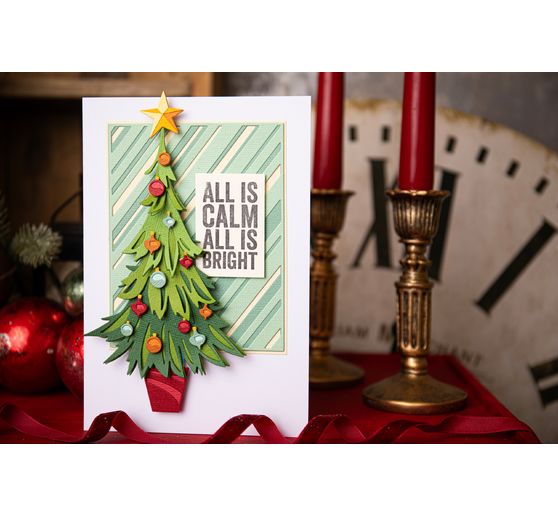 Sizzix Thinlits Punching template "Layered Stripes by Tim Holtz"