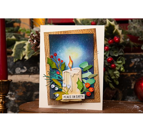 3D embosovací šablona Sizzix "Woodgrain by Tim Holtz"