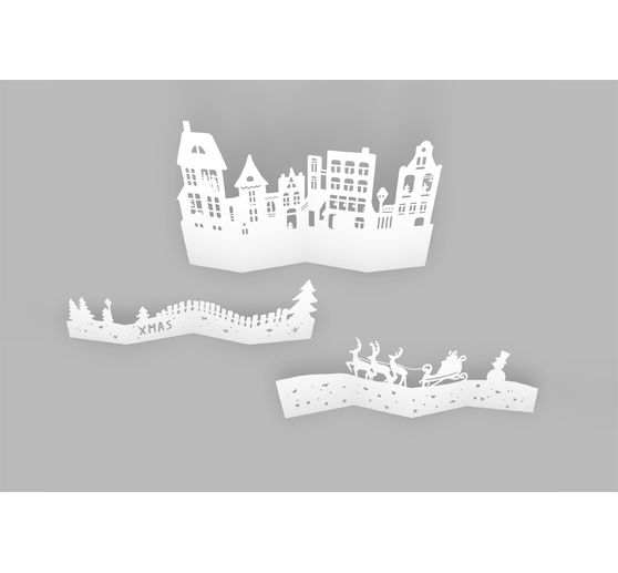 VBS Paper silhouette "Christmas village"