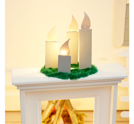 Rico Design Miniature fireplace