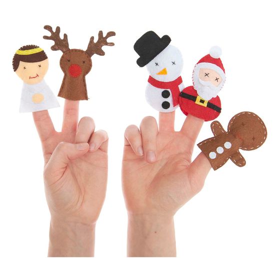 Craft kit finger puppets "Christmas"