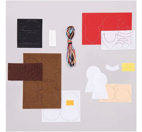 Craft kit finger puppets "Christmas"