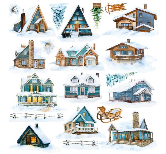 Vellum Paper "Winter Journey"