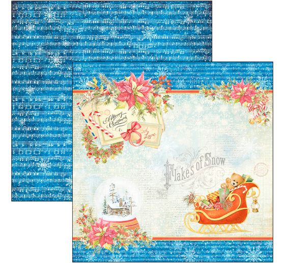 Scrapbookový papír "Dear Santa"
