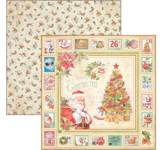 Scrapbookový papír "Dear Santa"