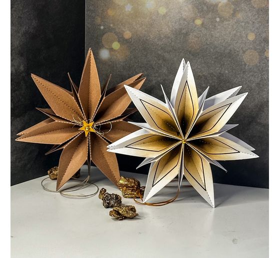 Silikonové razítko pro skládací hvězdu medium "Merry Christmas"