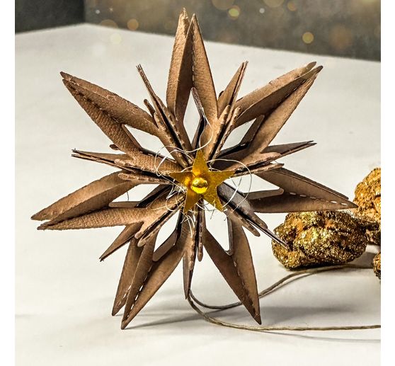 Punching template folding star "Classic"