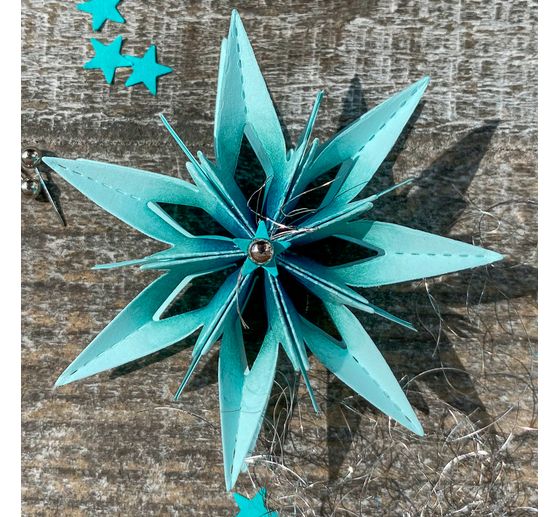 Punching template folding star "Classic"