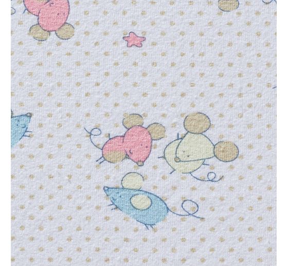 Jersey fabric "Mice"