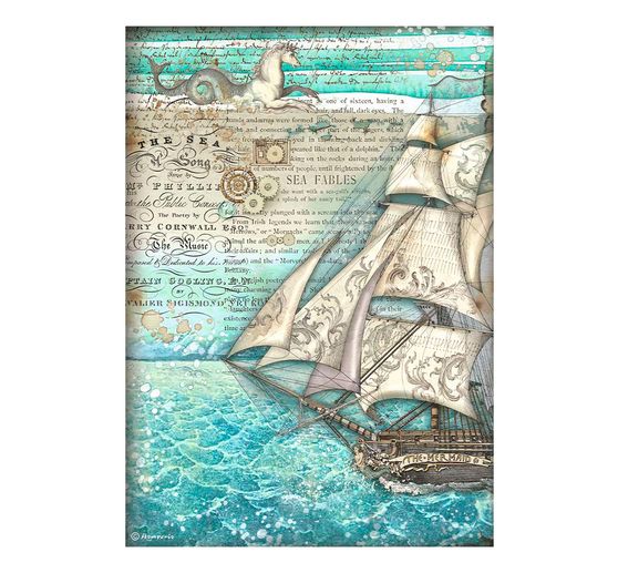 Motif straw silk assortment "Songs of the Sea"