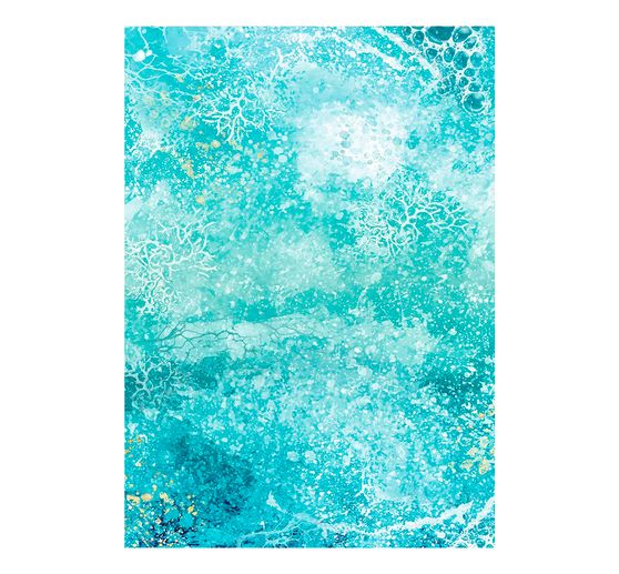 Slámová hedvábí s motivem "Písně moře"