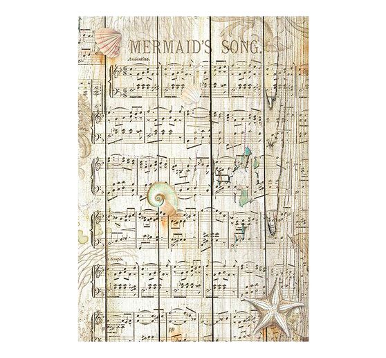 Slámová hedvábí s motivem "Písně moře"