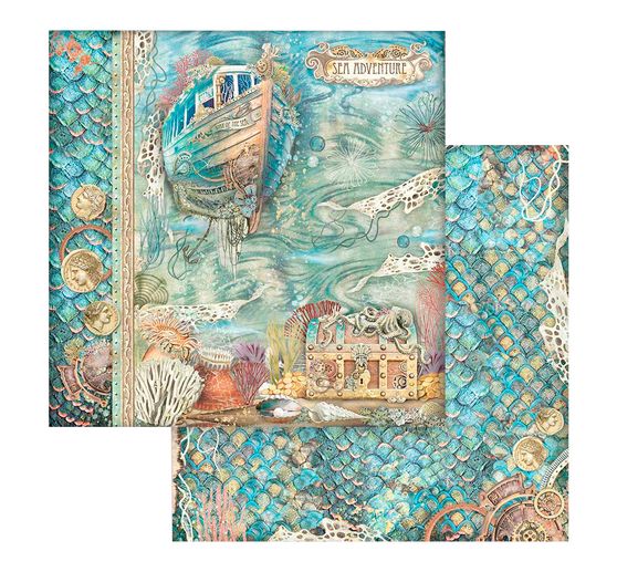 Scrapbook blok "Písně moře"