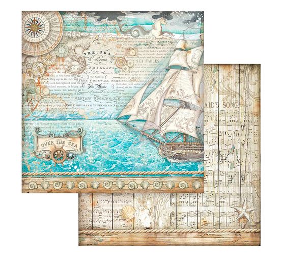 Scrapbook blok "Písně moře"