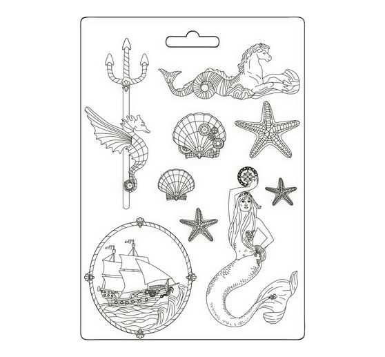 Casting mould "Songs of the Sea - Mermaid"