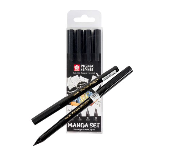 Sakura Pigma Sensei "Manga Collection", sada 4 kusů