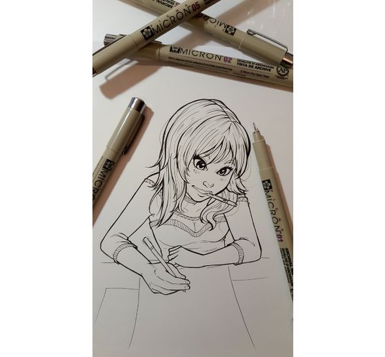 Sakura Pigma Micron "Manga Collection", sada 6 kusů