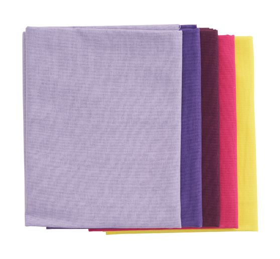 Fabric package patchy uni "Lavender berry"