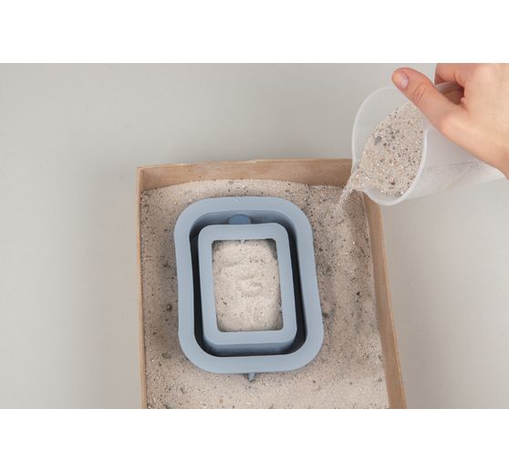 Silicone casting mould "Vase Rectangle"