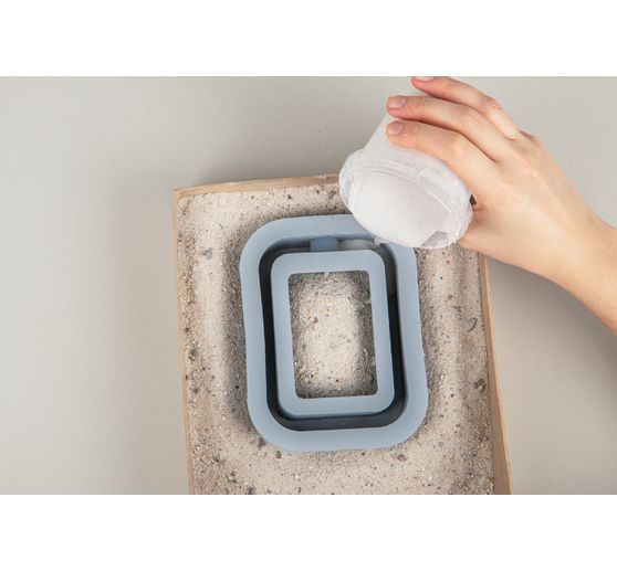 Silicone casting mould "Vase Rectangle"