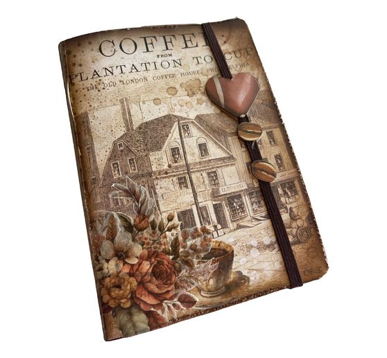 Motif straw silk silk backgrounds "Coffee and Chocolate"