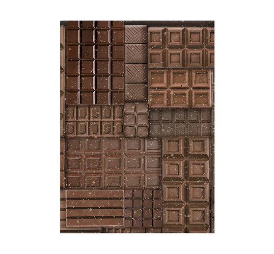 Motif straw silk silk backgrounds "Coffee and Chocolate"