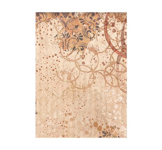 Motif straw silk silk backgrounds "Coffee and Chocolate"