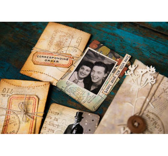 Sizzix Thinlits V&yacute;sekov&aacute; &scaron;ablona "Pillow Box + Bag by Tim Holtz"