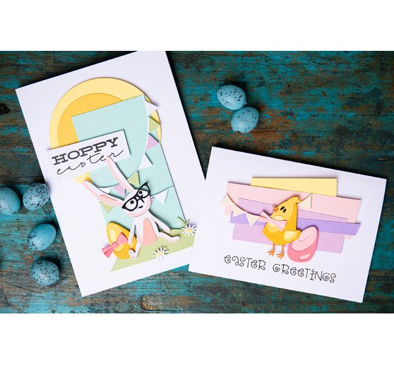 Výseková šablona Sizzix Thinlits "Bunny + Chick by Tim Holtz"